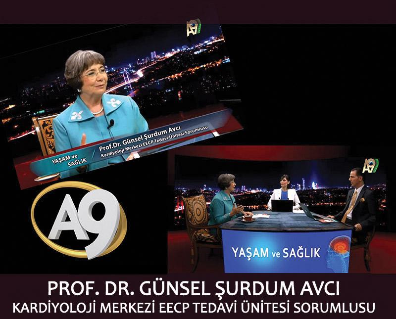 Prof. Dr. Günsel Şurdum Avcı, Kardioloji Merkezi EECP Tedavi Ünitesi Sorumlusu