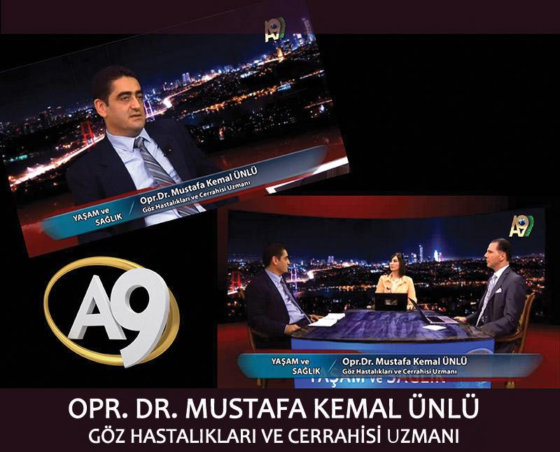 Opr. Dr. Mustafa Kemal Ünlü, Göz Hastalıkları ve Cerrahisi Uzmanı	  