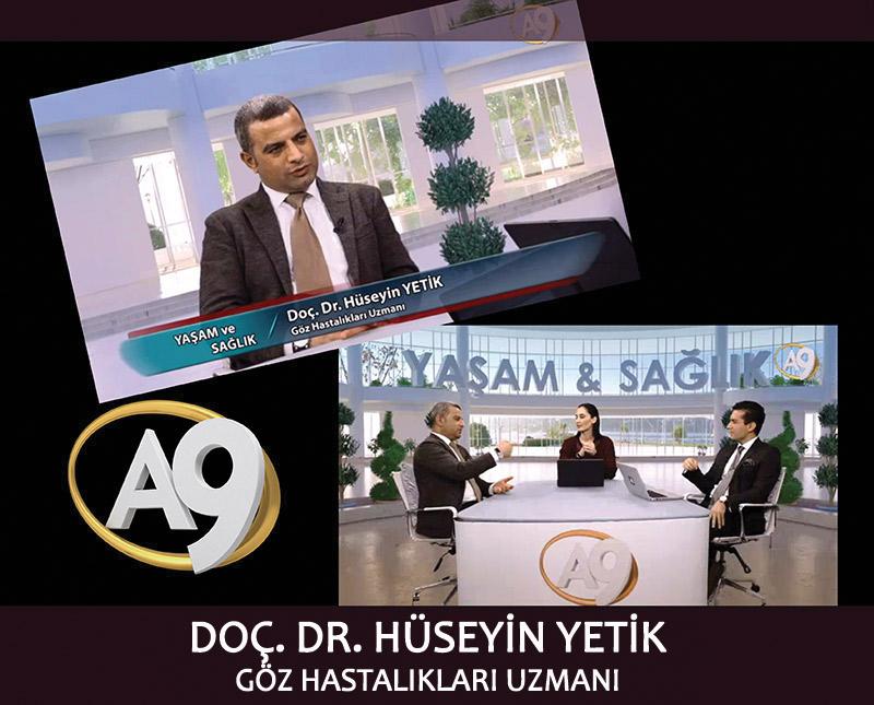 Doç. Dr. Hüseyin Yetik, Göz Hastalıkları Uzmanı	  