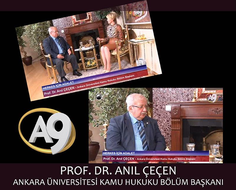 Prof. Dr. Anıl Çeçen, Ankara Üniversitesi Kamu Hukuku Bölüm Başkanı