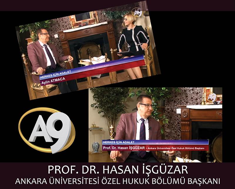 Prof. Dr. Hasan İşgüzar, Ankara Üniversitesi Özel hukuk Bölümü Başkanı 