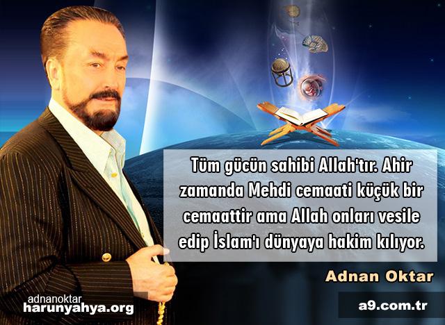 Tüm gücün sahibi Allah'tır.