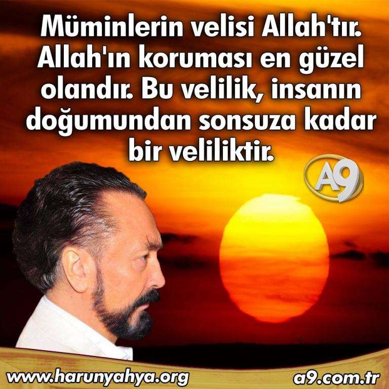 Müminlerin velisi Allah'tır.