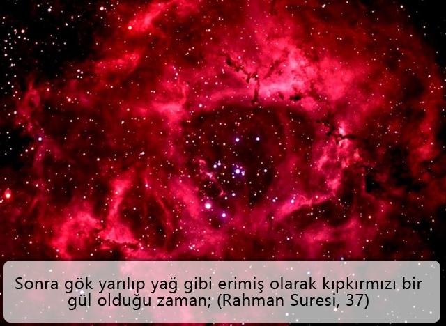 Gökyüzündeki kırmızı gül: Rosette Nebula