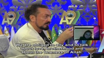 Mr. Adnan Oktar's Live Conversation with the Christian Catholic author Ms. Stephanie Saldana  (January 20th, 2012; 22:00)