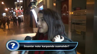 İnsanlar neler karşısında susmalıdır?