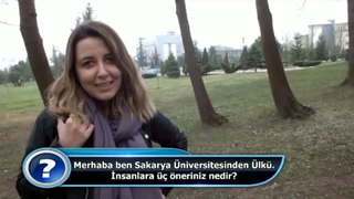 İnsanlara üç öneriniz nedir?