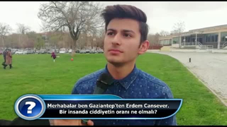 Bir insanda ciddiyetin oranı ne olmalıdır?