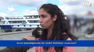 Güne başladığınızda bir hedef belirliyor musunuz?