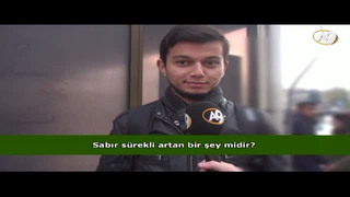 Sabır sürekli artan bir şey midir?