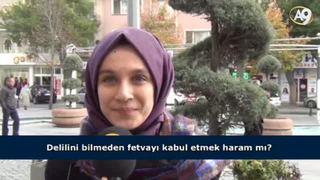 Delilini bilmeden fetvayı kabul etmek haram mı? (İzleyici sorusu)