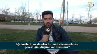 Öğrencilerin az da olsa bir maaşları olması gerektiğini düşünüyor musunuz?