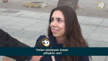 Yalan söyleyen insan affedilir mi?