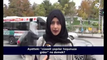 Ayetteki “Cüsseli yapılar hoşunuza gider” ne demektir?