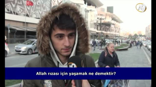 Allah rızası için yaşamak ne demektir?