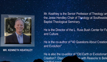 Mr.Kenneth Keathley, Senior Professor of Theology