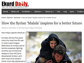 How the Syrian ‘Malala’ inspires for a better future