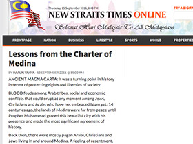 Lessons from the Charter of Medina