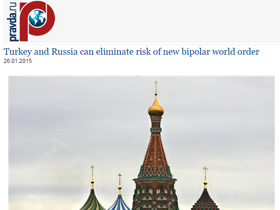 Die Türkei und Russland können das Risiko der neue bipolaren Weltordnung beseitigen