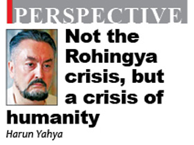 Not the Rohingya crisis, but a crisis of humanity