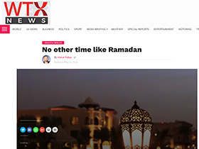 No other time like Ramadan