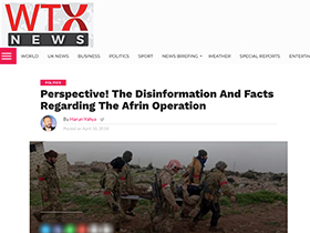 The Disinformation And Facts Regarding The Afrin Operation