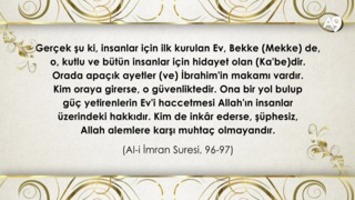 Hz. İbrahim'in Kabe'yi inşa etmesi