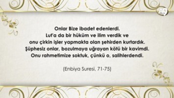 Hz. Lut'un ve Hz İbrahim'in hicreti