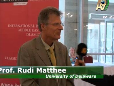 Prof. Rudi Matthee, University of Delaware