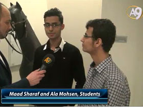 Maad Sharaf and Ala Mohsen, Students