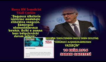 Rusya BM Temsilcisinden İngiliz Derin Devleti'ne: “Sömürgeci Alışkanlıklarınızdan Vazgeçin”