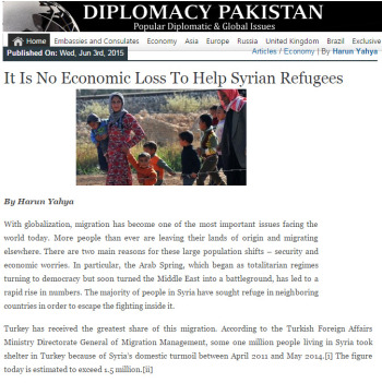 It Is No Economic Loss to Help Syrian Refugees
