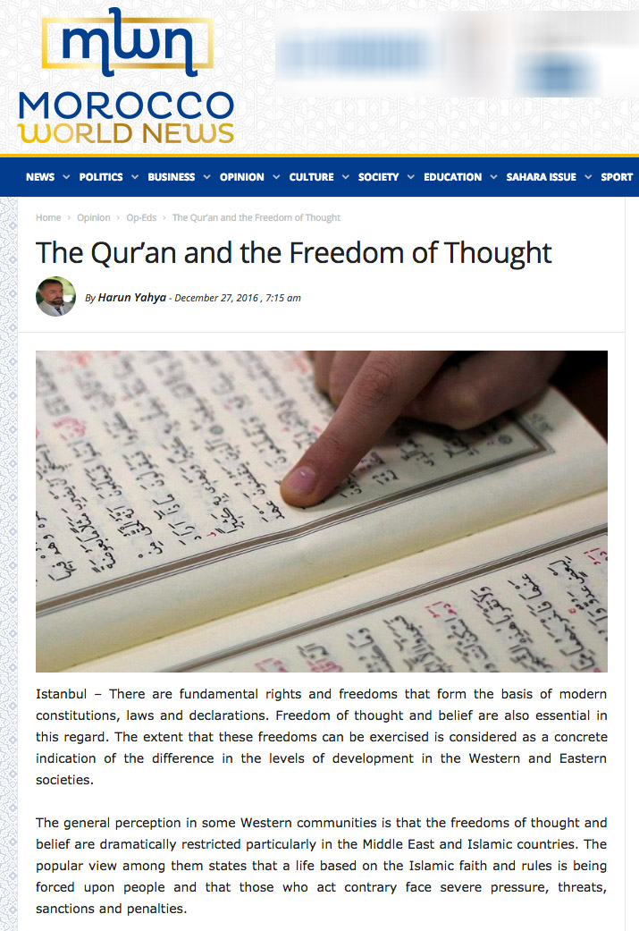 The Qur’an and the Freedom of Thought 