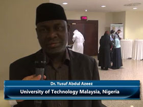 Dr. Yusuf Abdul Azeez, University of Technology Malaysia, Nigeria