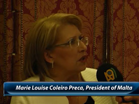 Marie Louise Coleiro Preca, President of Malta