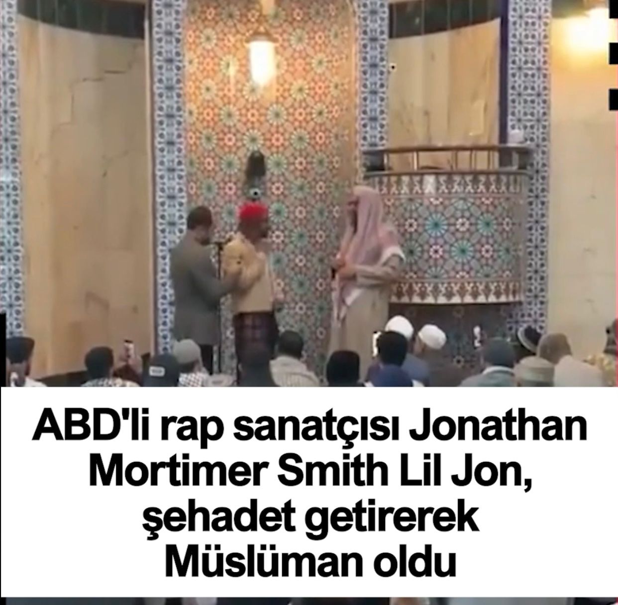 ABD'li rap sanatçısı Jonathan Mortimer Simith Lil Jon şehadet getirerek Müslüman oldu