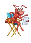 karınca, karikatur